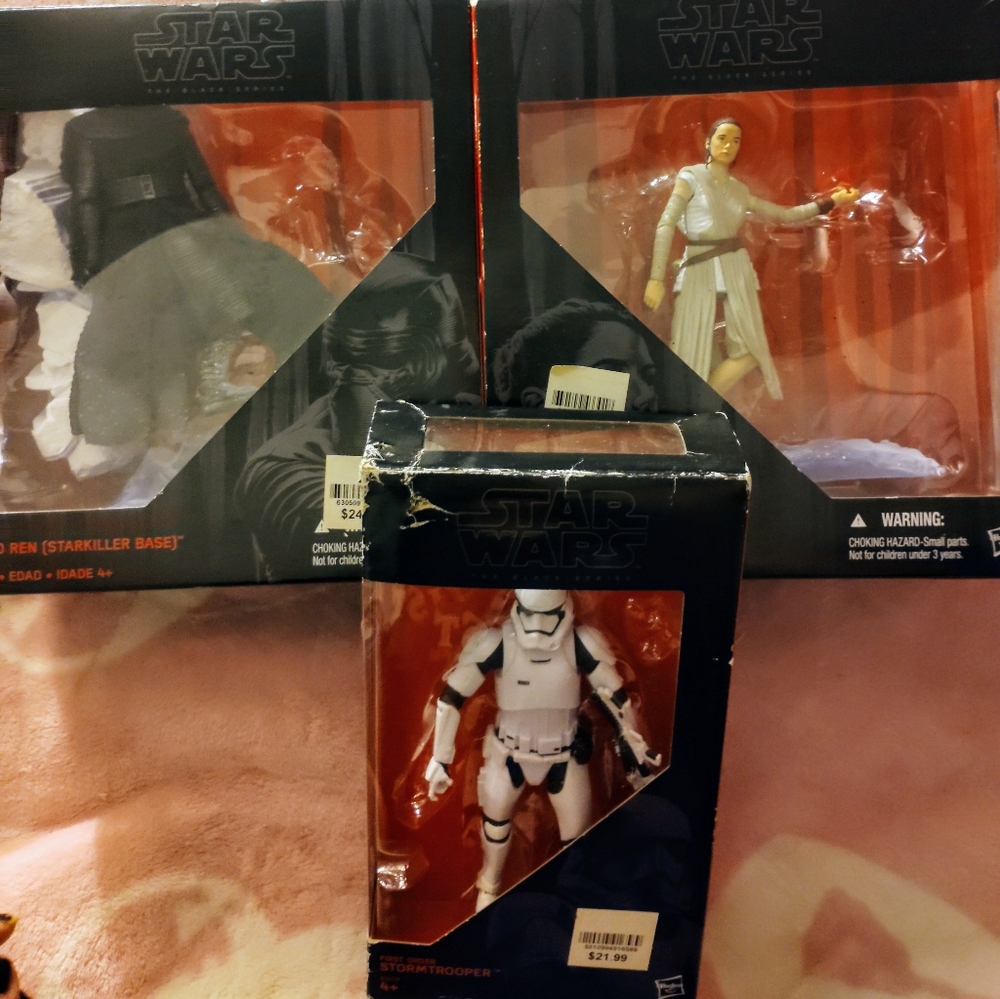 Star Wars black series figures
